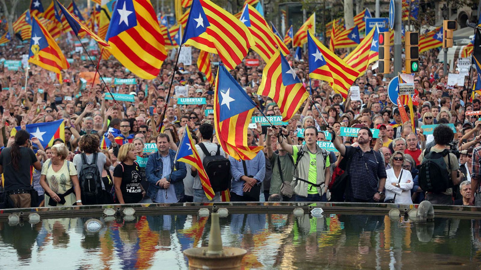 Imagen de la manifestación del pasado sábado en Barcelona