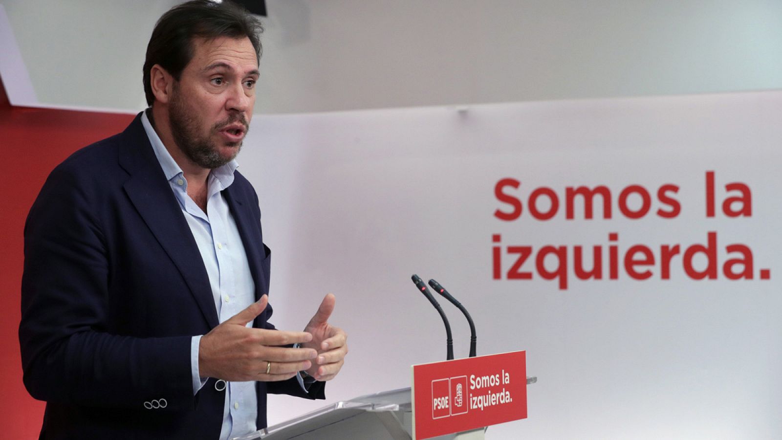 El portavoz de la Ejecutiva del PSOE, Óscar Puente