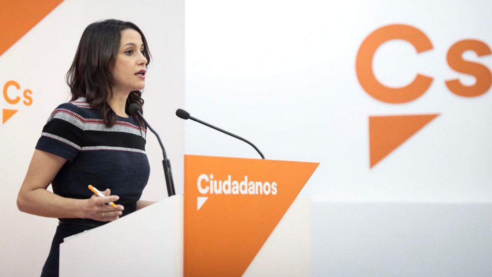 La líder de Cs en Cataluña y candidata a presidir la Generalitat, Inés Arrimadas