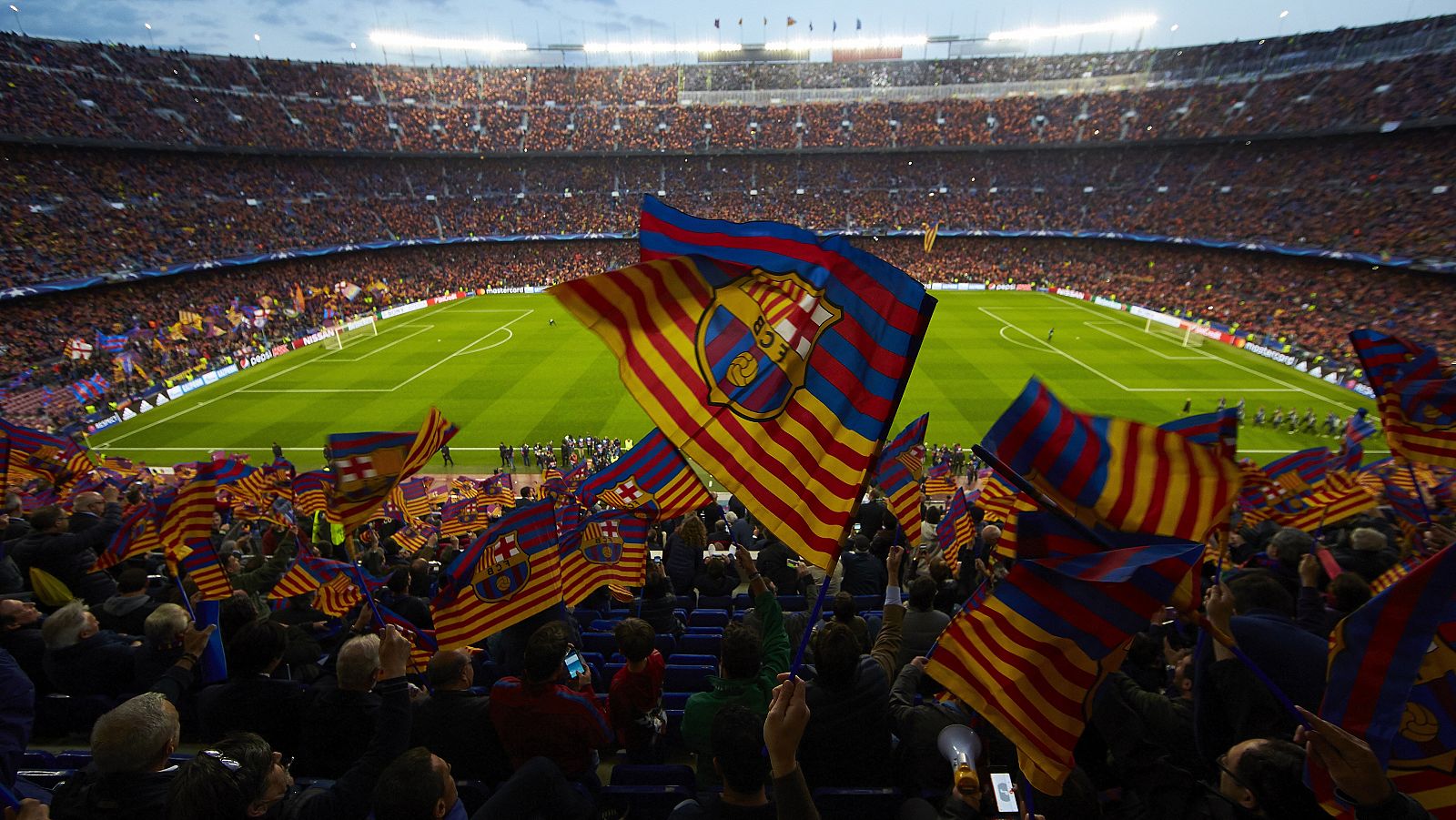 El Camp Nou, estadio del FC Barcelona.
