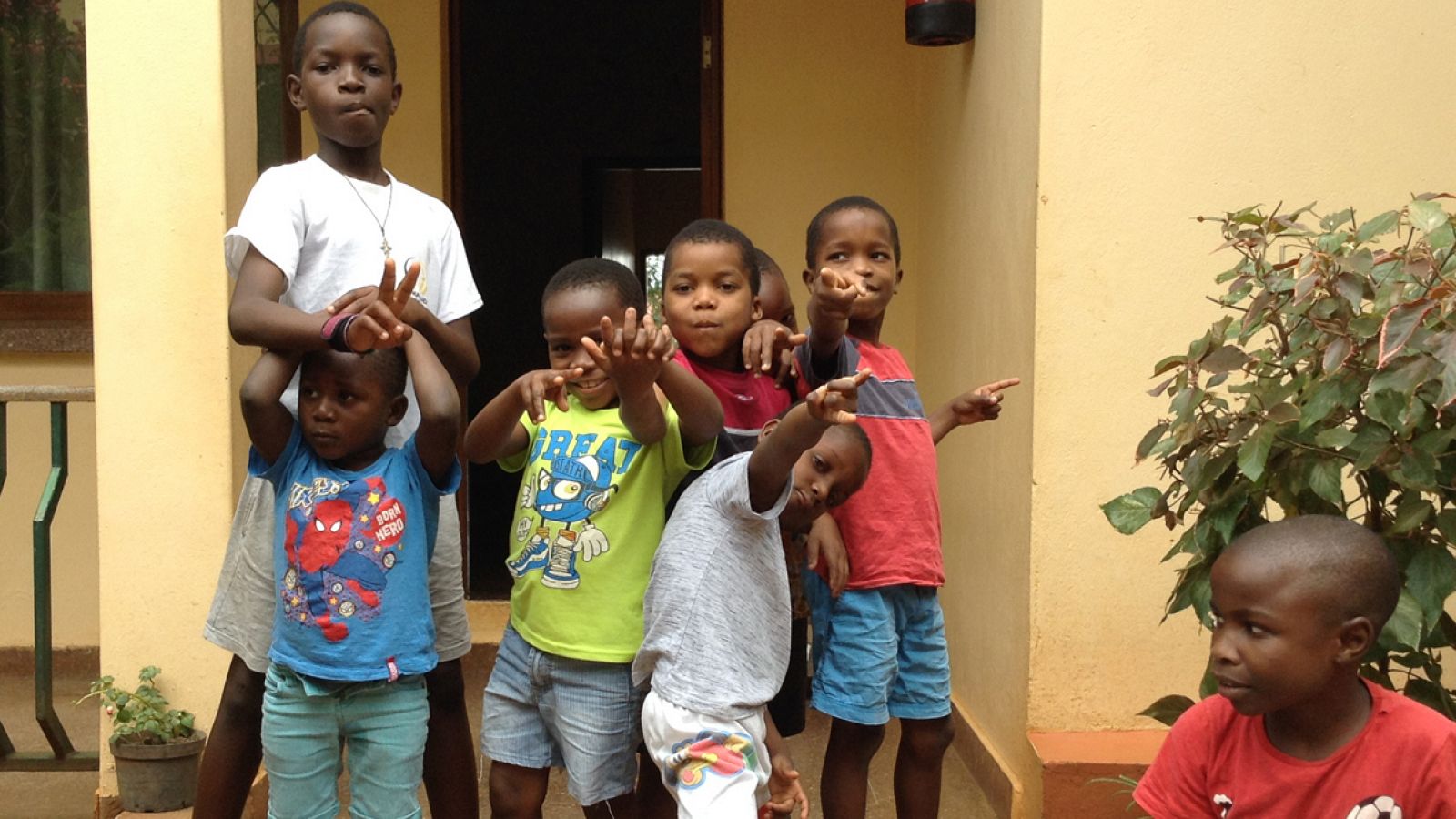 Niños en la Casa do Gaiato, en Mozambique