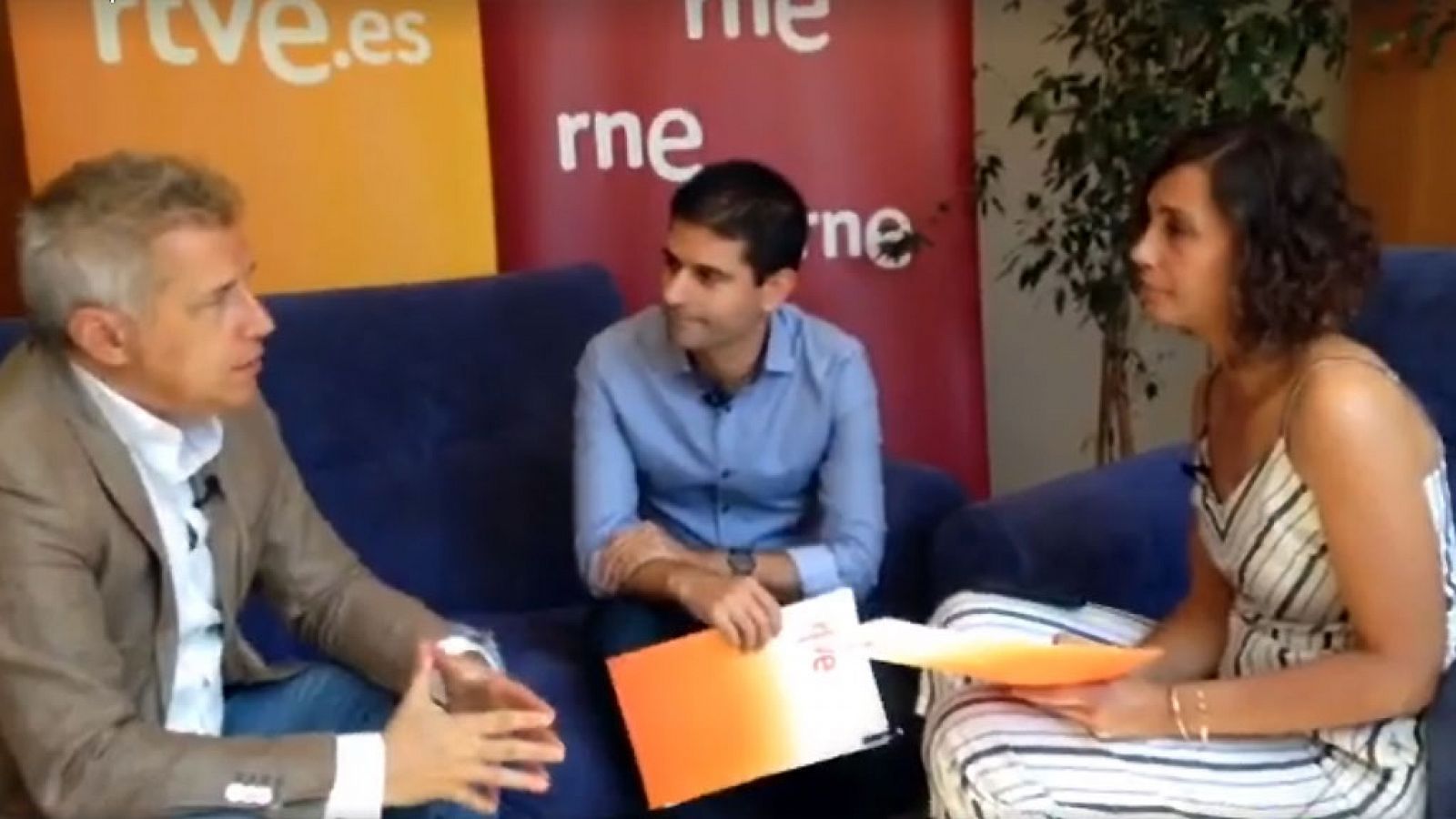 Ignacio Elguero, Rubén Vidal y Raquel Martín Alonso, en un momento del videoencuentro.