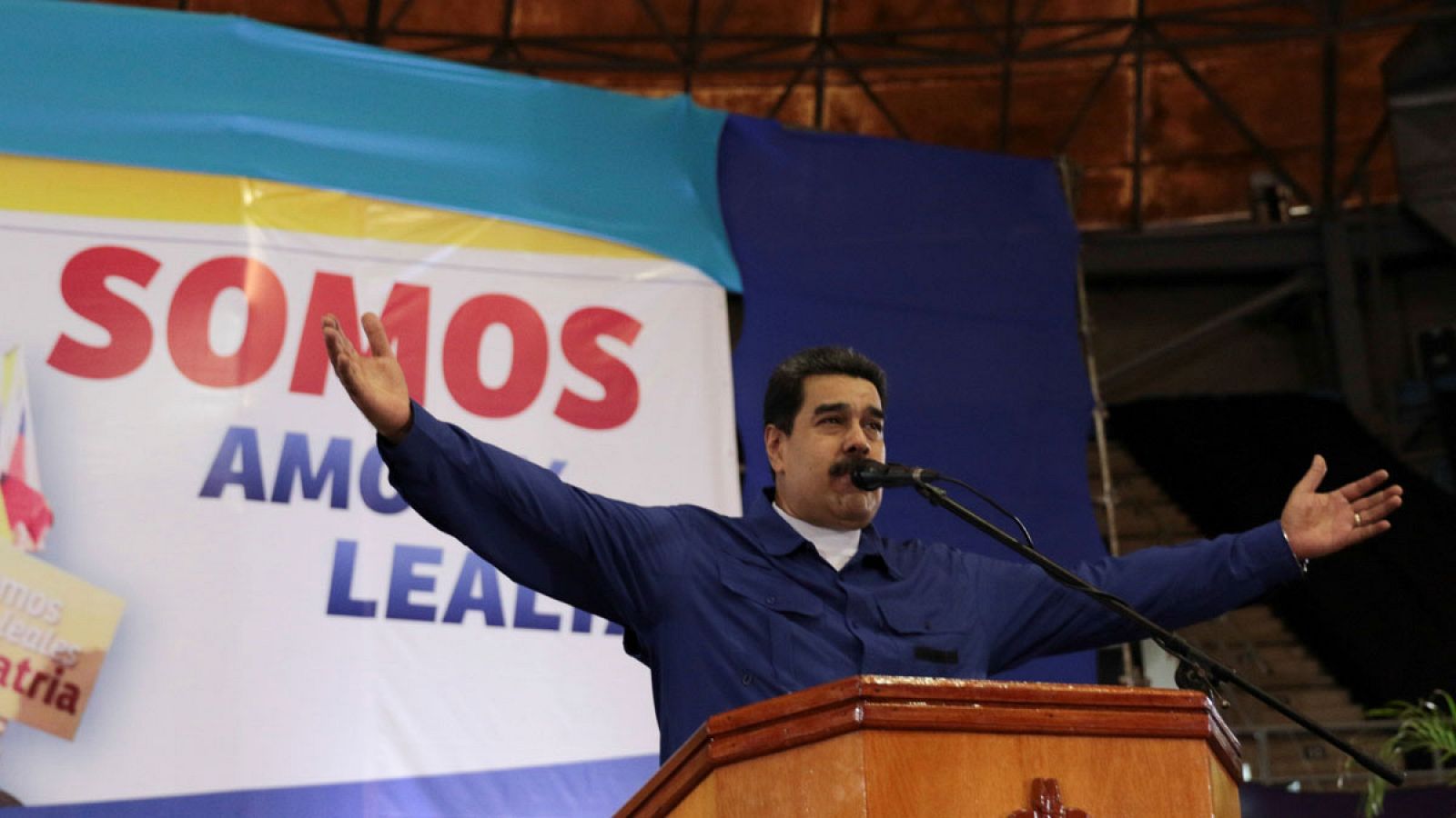 Maduro durante un acto el jueves 16 de noviembre de 2017.