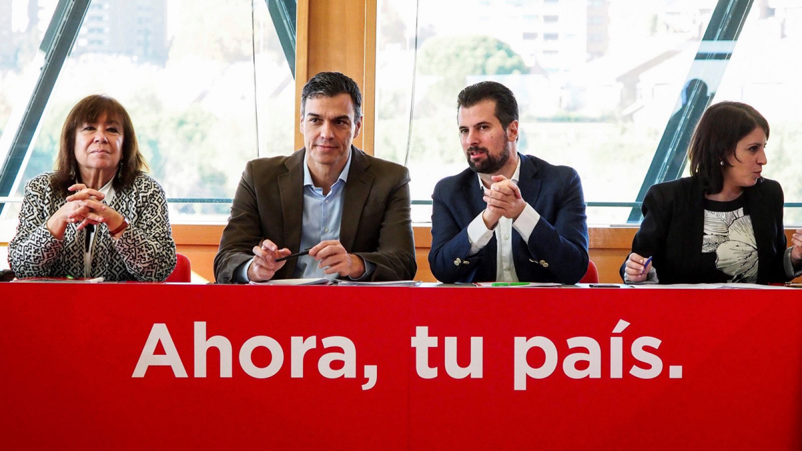 Reunión de la Permanente del PSOE con la Comisión Ejecutiva del partido en Castilla y León