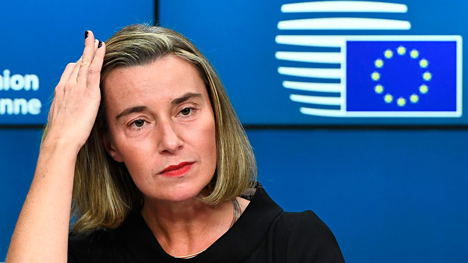 La alta representante para la Política Exterior de la UE, Federica Mogherini
