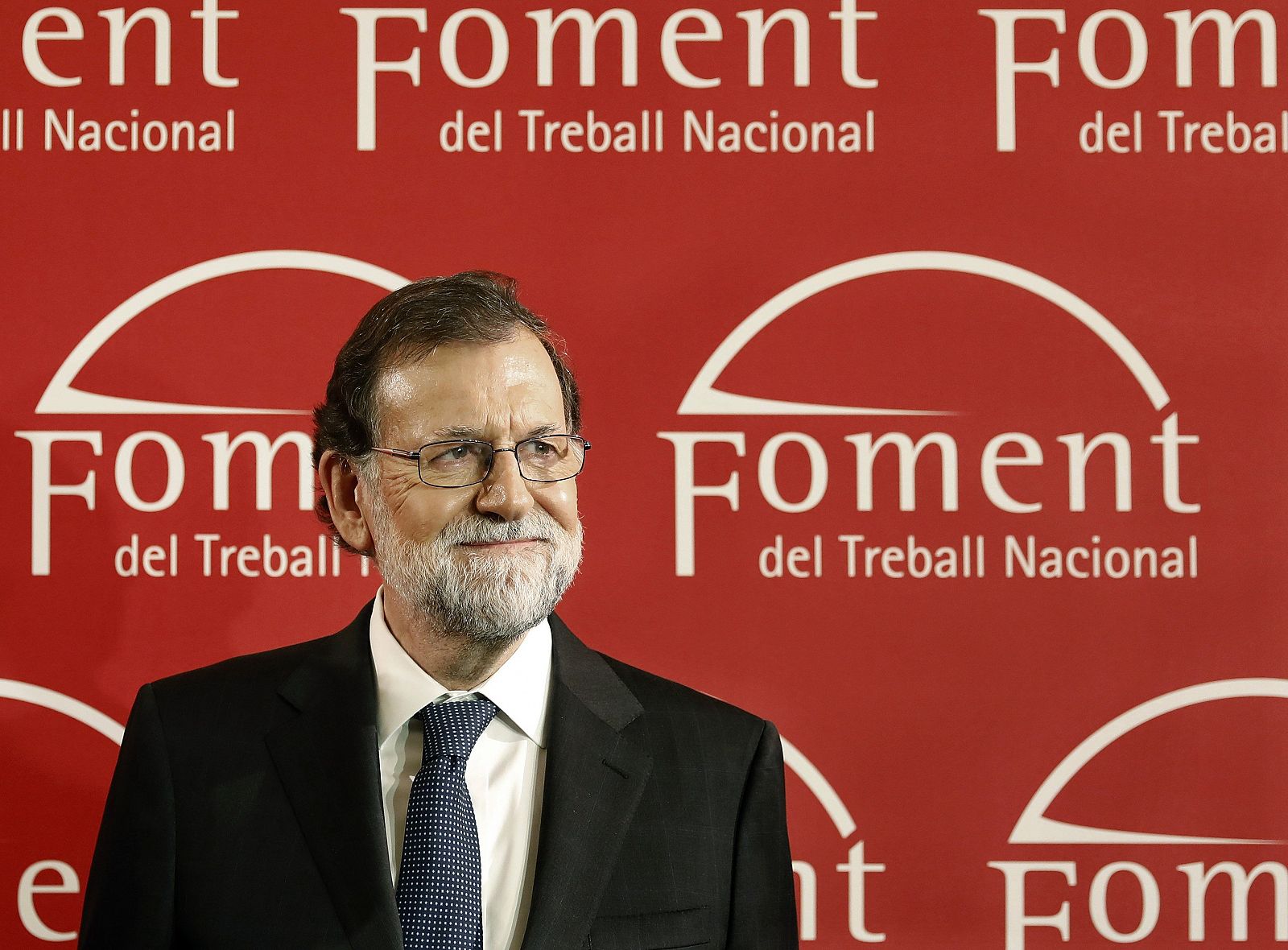 El presidente del Gobirno, MAriano Rajoy, fotografiado en Barcelona