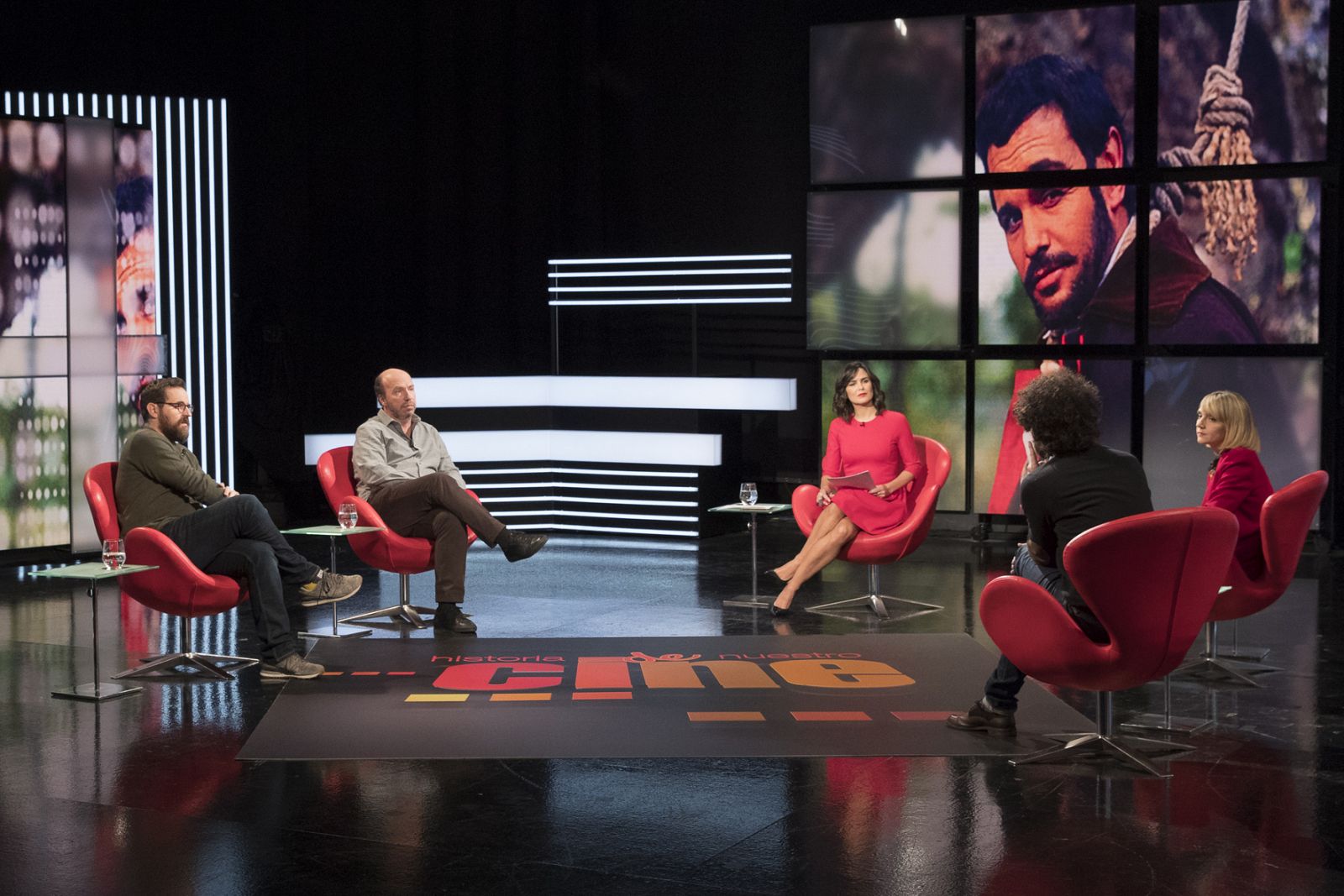 Elena S. Sánchez, Jorge Guerricaechevarría,  Fernando Navarro y Desirée de Fez