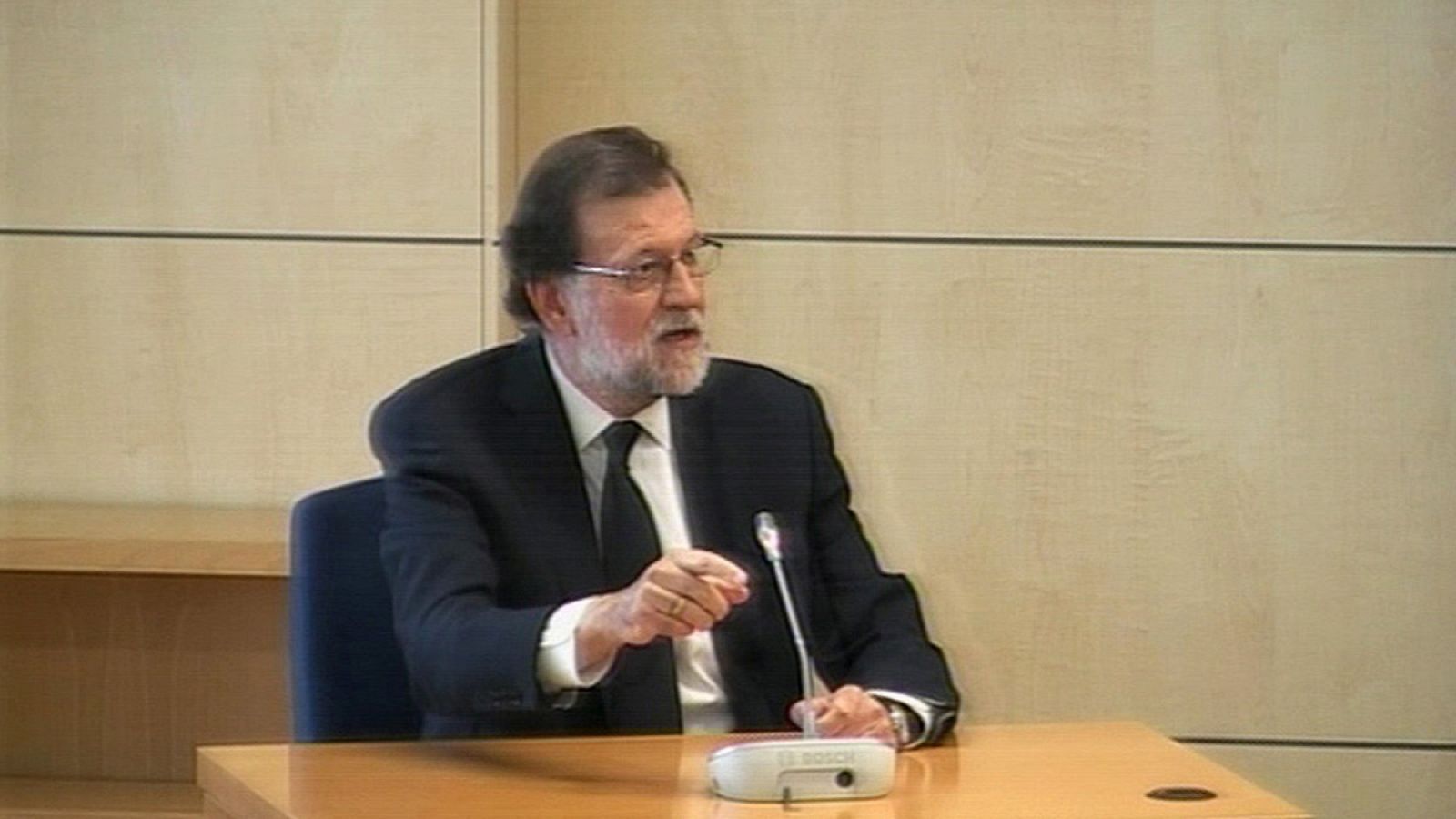 Declaración como testigo del presidente del Gobierno Mariano Rajoy en el juicio de la trama Gürtel