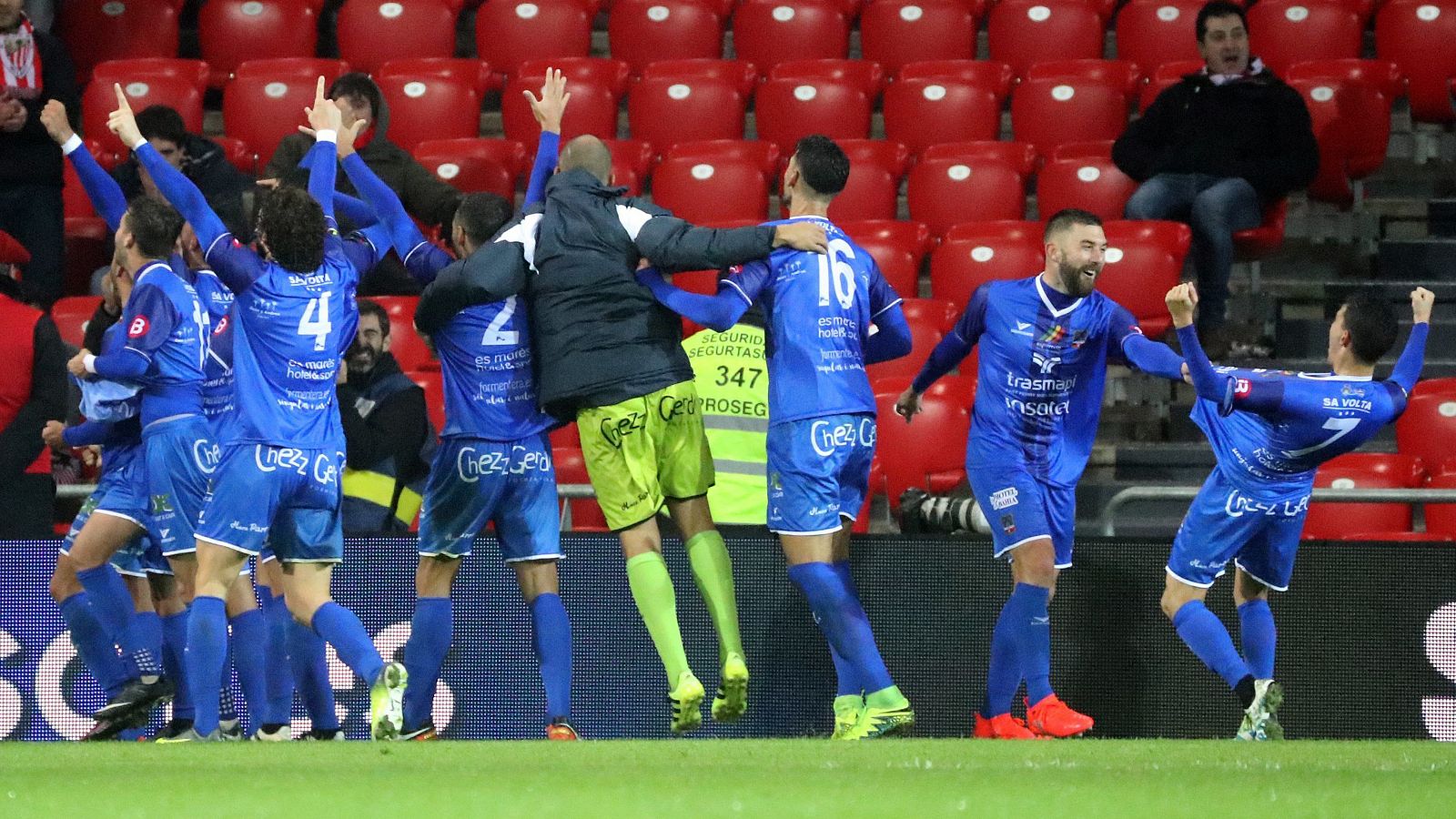 El sueños de los modestos se cumple en la Copa