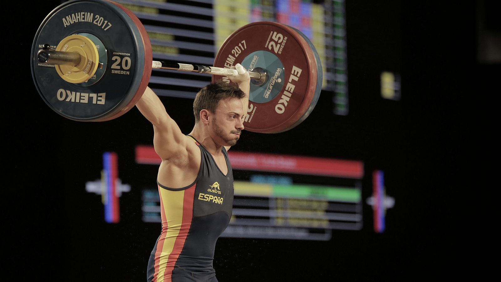 Josué Brachi, en el Mundial de Anaheim.