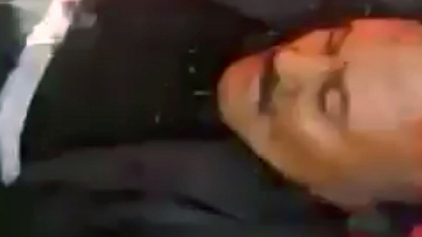 Fotograma que muestra el cadáver del expresidente yemení Alí Abdalá Saleh