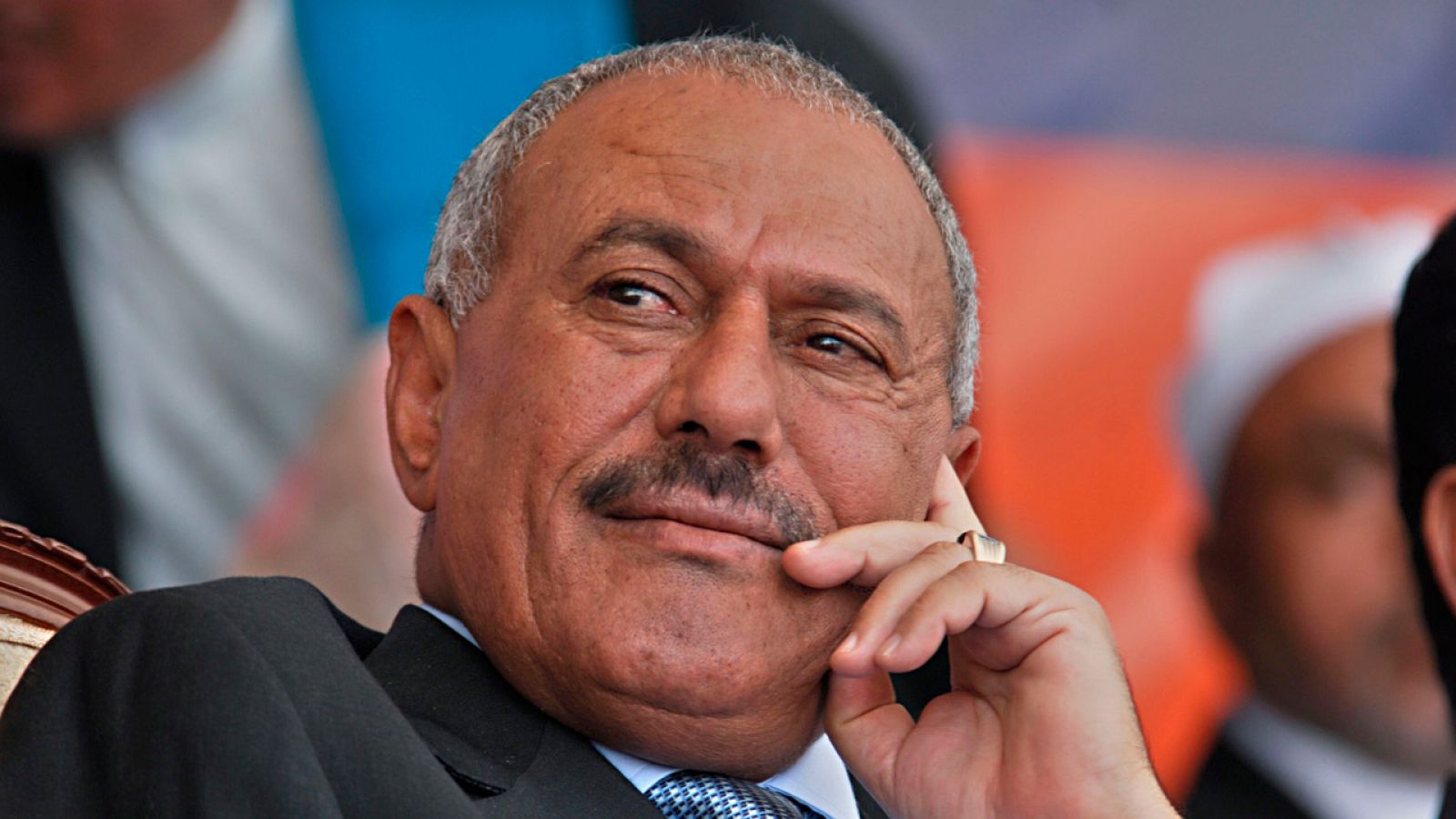 El expresidente yemení Alí Abdalá Saleh, en un acto en Saná en 2011