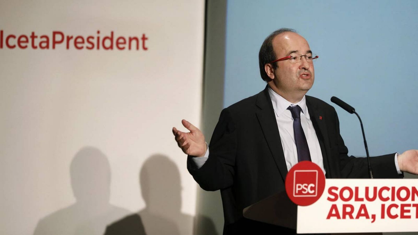 Miquel Iceta, candidato del PSC en las elecciones catalanas.