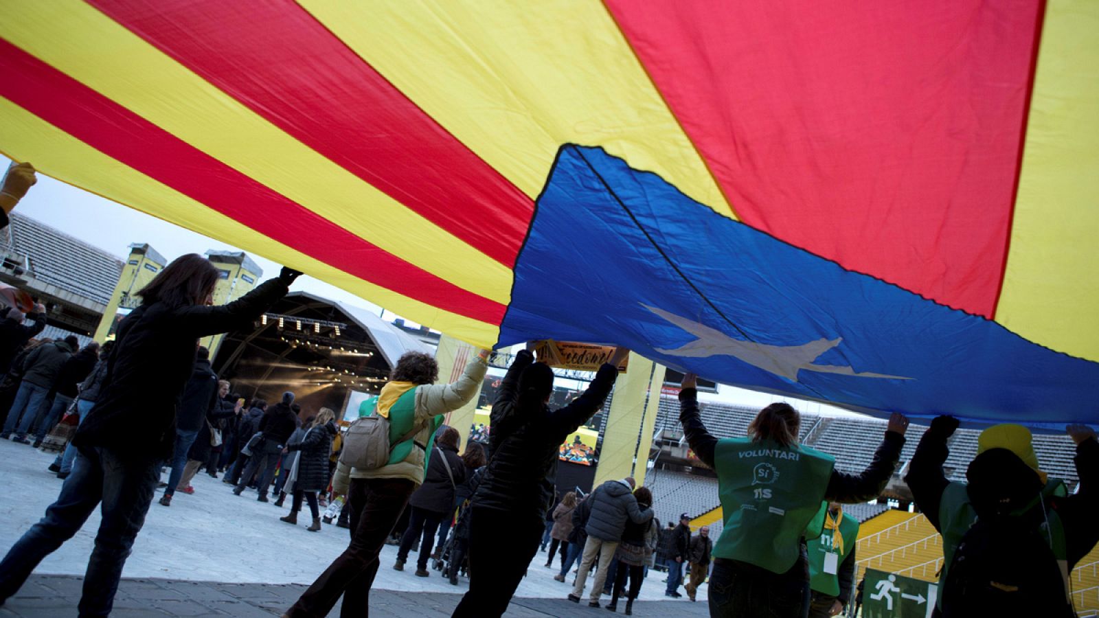 Concierto por la Libertad en el Estadio Olímpico de Barcelona organizado por la ANC el pasado 2 de diciembre
