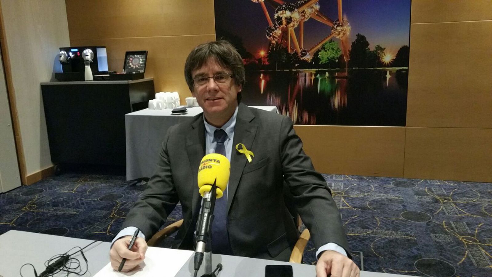 El candidato de Junts per Catalunya, Carles Puigdemont