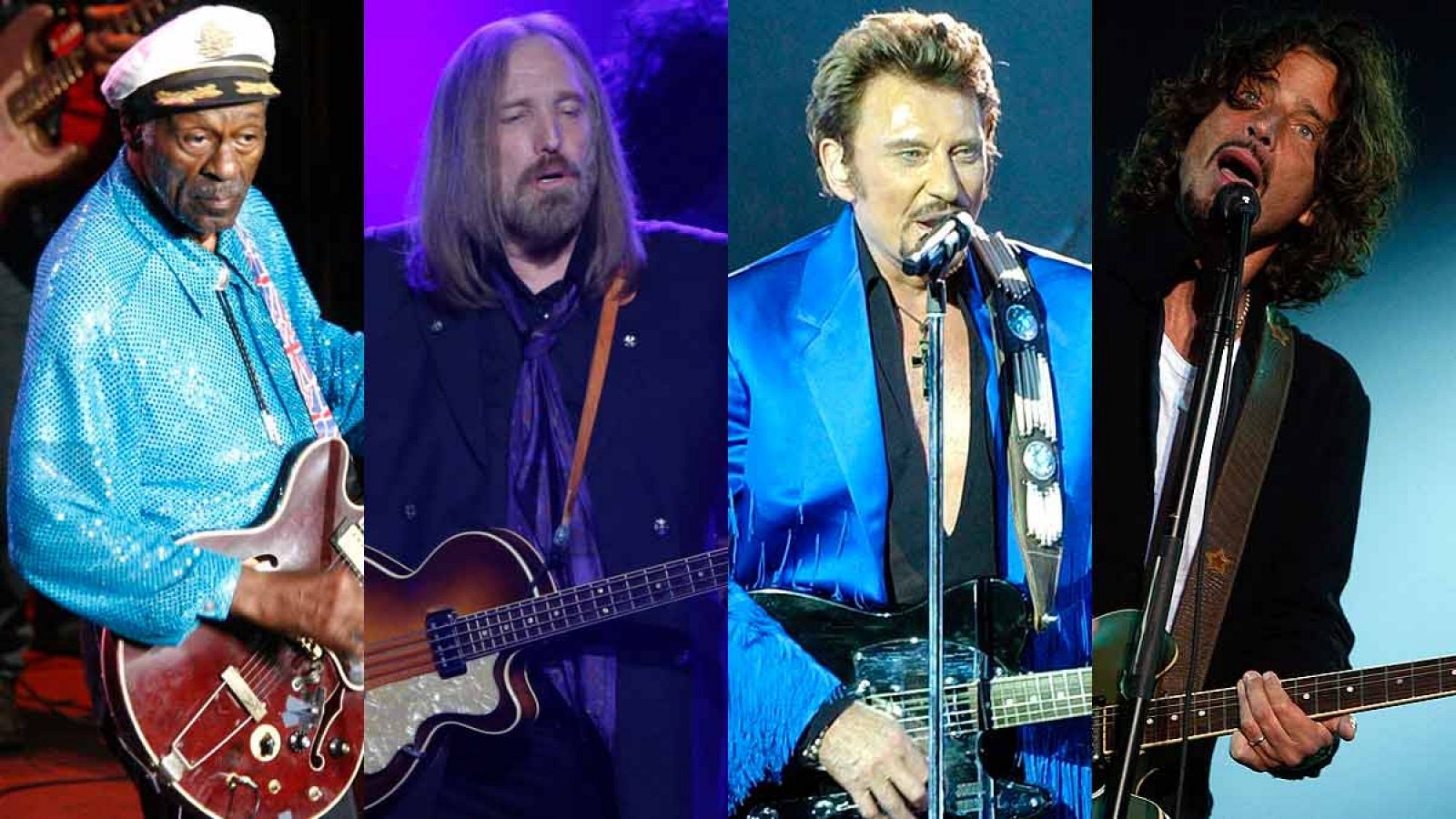 Chuck Berry, Tom Petty, Johnny Hallyday y Chris Cornell, algunas de las estrellas de la música que fallecieron en 2017