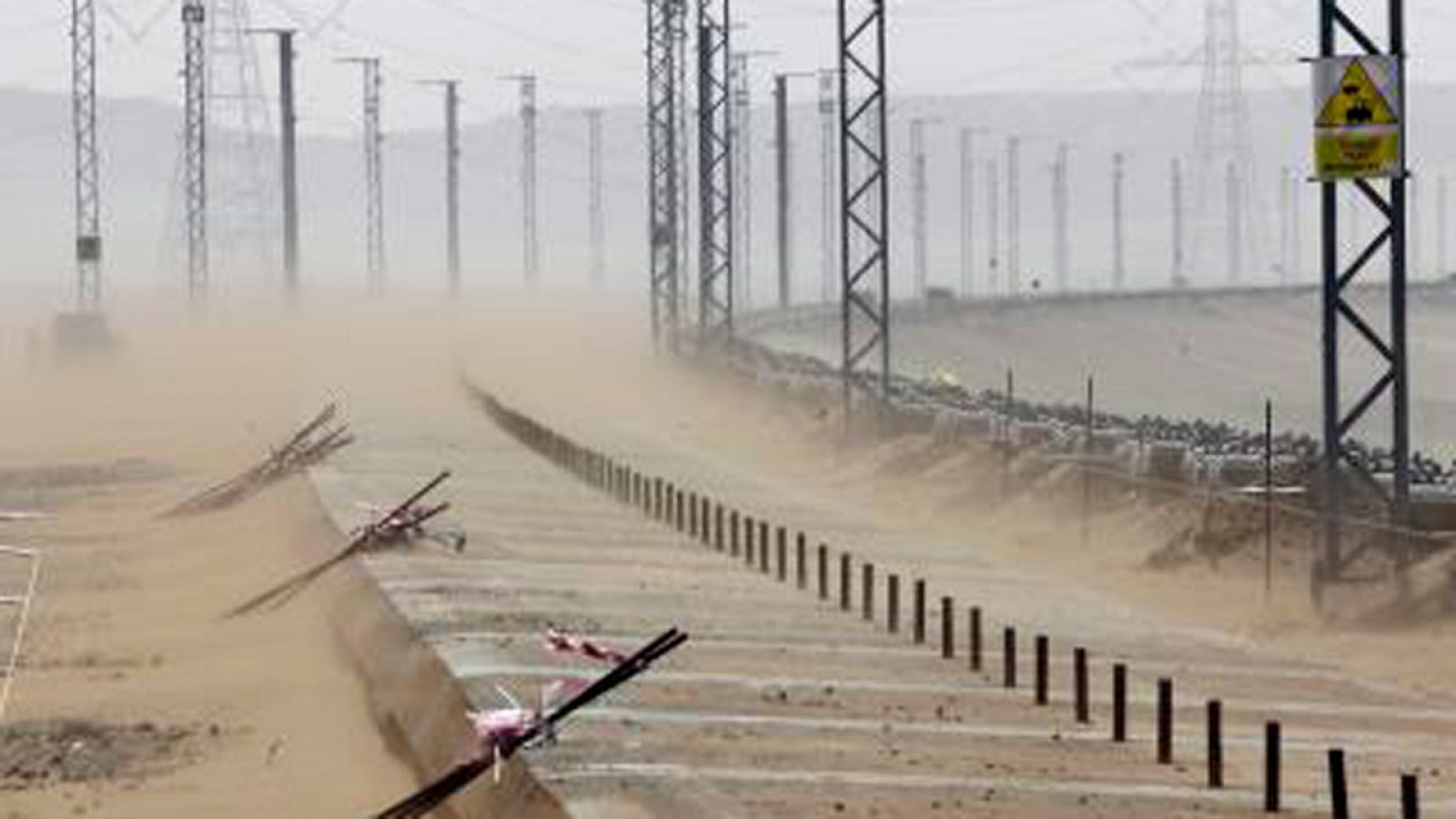 Vista de las obras del proyecto del tren de alta velocidad que unirá La Meca con la ciudad de Medina