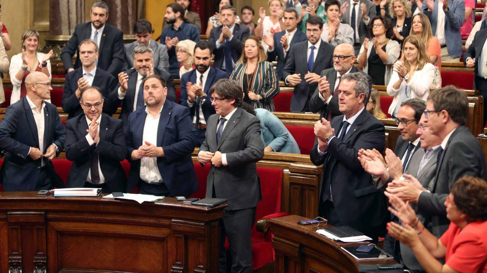 Pleno del Parlament de Cataluña en la pasada legislatura.