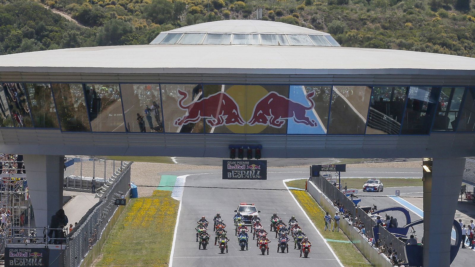 Imagen del GP de España de MotoGP en el circuito de Jerez.