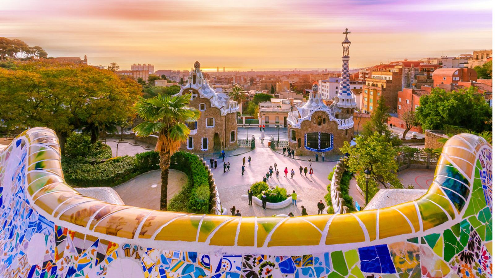 Vista de Barcelona desde el Parque Güell