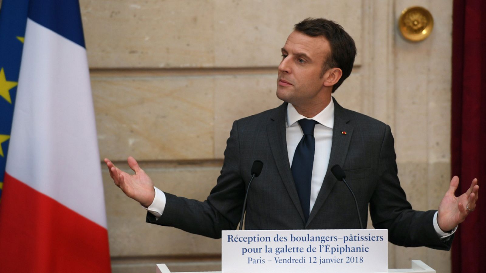 El presidente de Francia, Emmanuel Macron