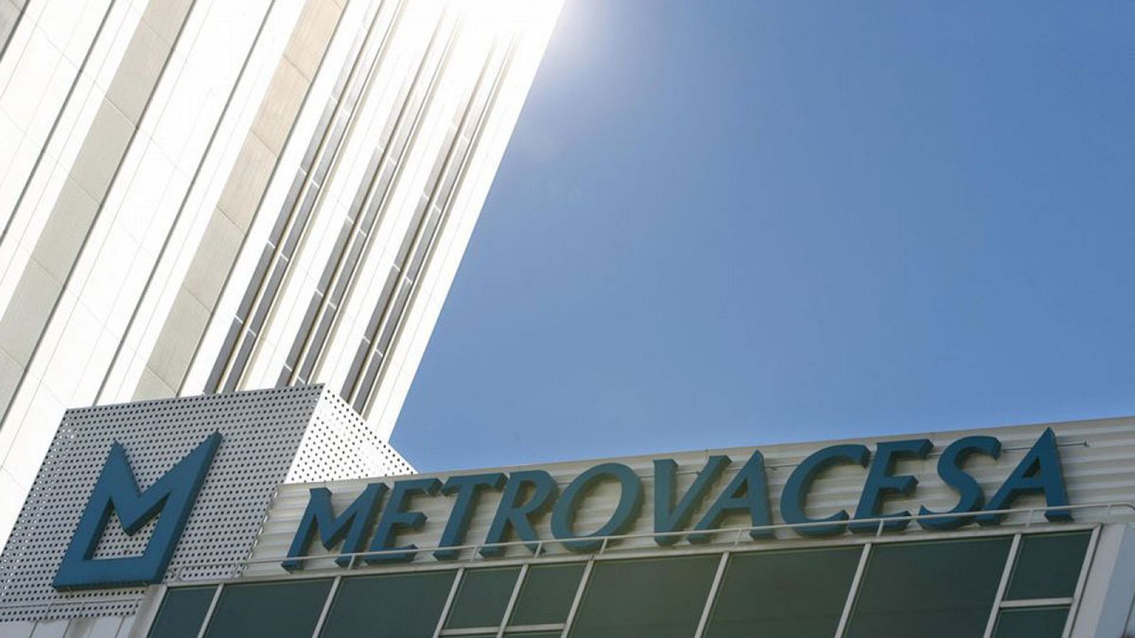 Detalle de la sede de la promotora Metrovacesa en Madrid