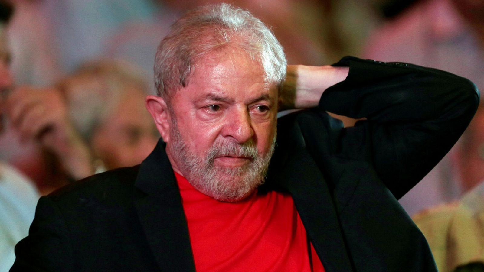 El expresidente brasileño, Lula Da Silva, en un mitin electoral el pasado jueves en Sao Paolo