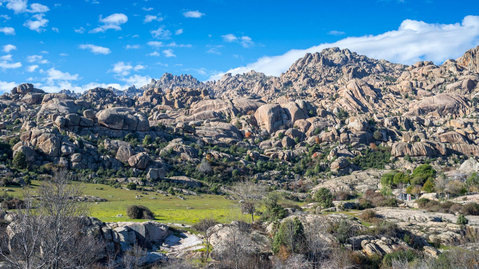 Imagen de La Pedriza, un conjunto granítico que se encuentra en el norte de la Comunidad de Madrid.