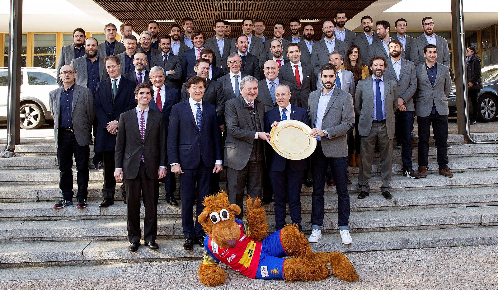 La selección española de balonmano, recibida en el Consejo Superior de Deportes.
