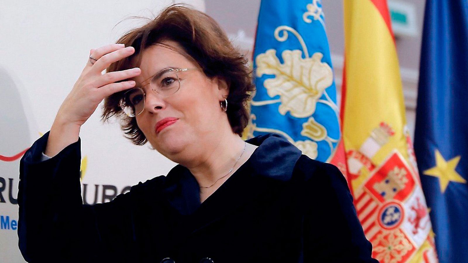 La vicepresidenta del Gobierno, Soraya Saénz de Santamaría
