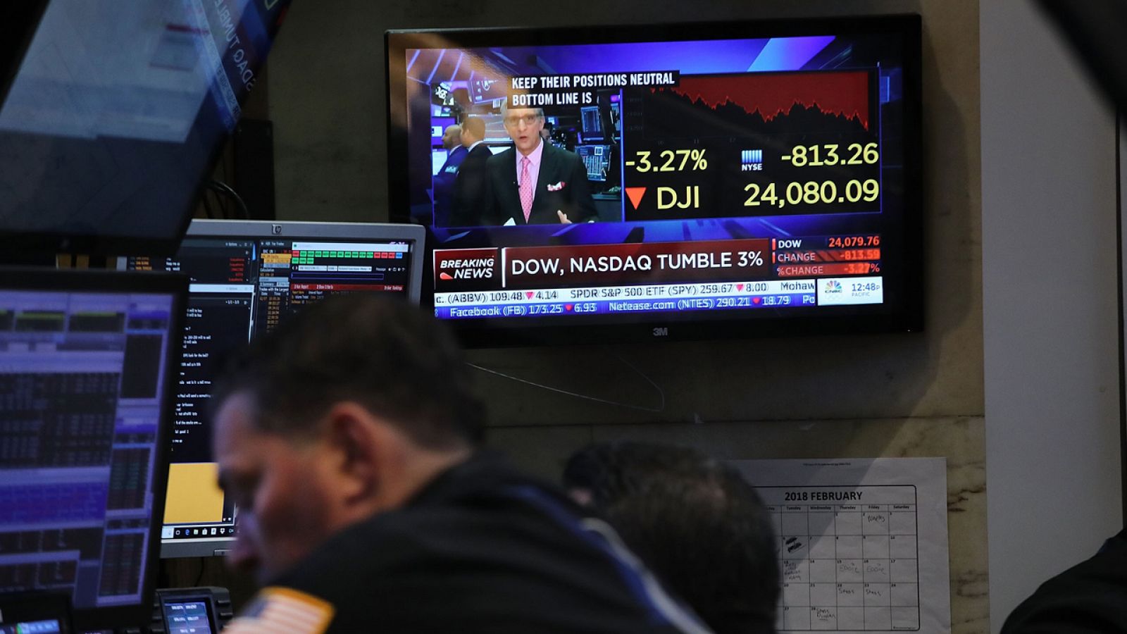 El Dow Jones cae un 4,15%