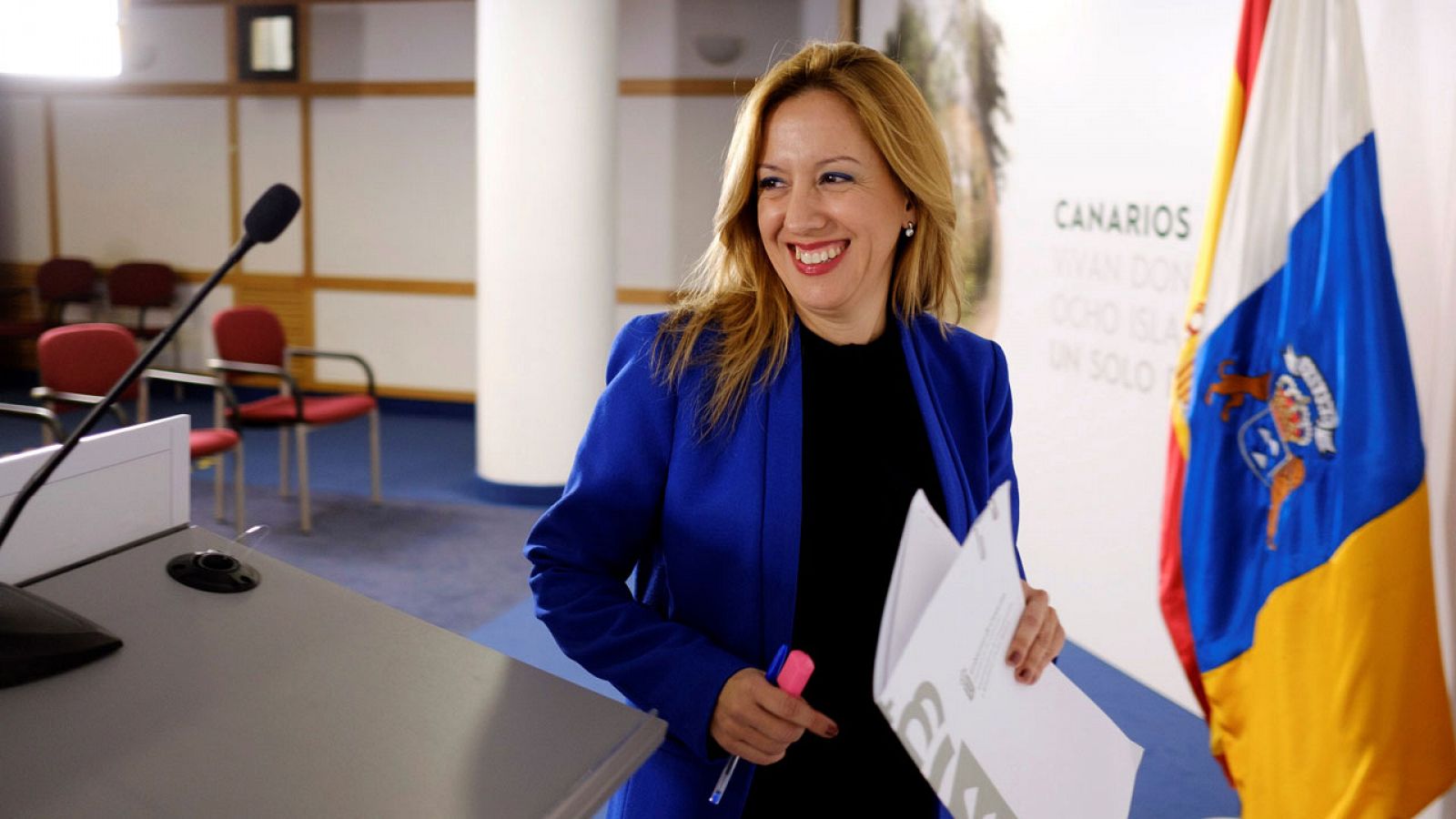La portavoz y consejera de Hacienda del Gobierno de Canarias, Rosa Dávila