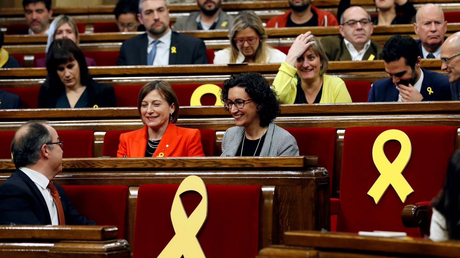 Pleno de constitución del Parlament de Cataluña.