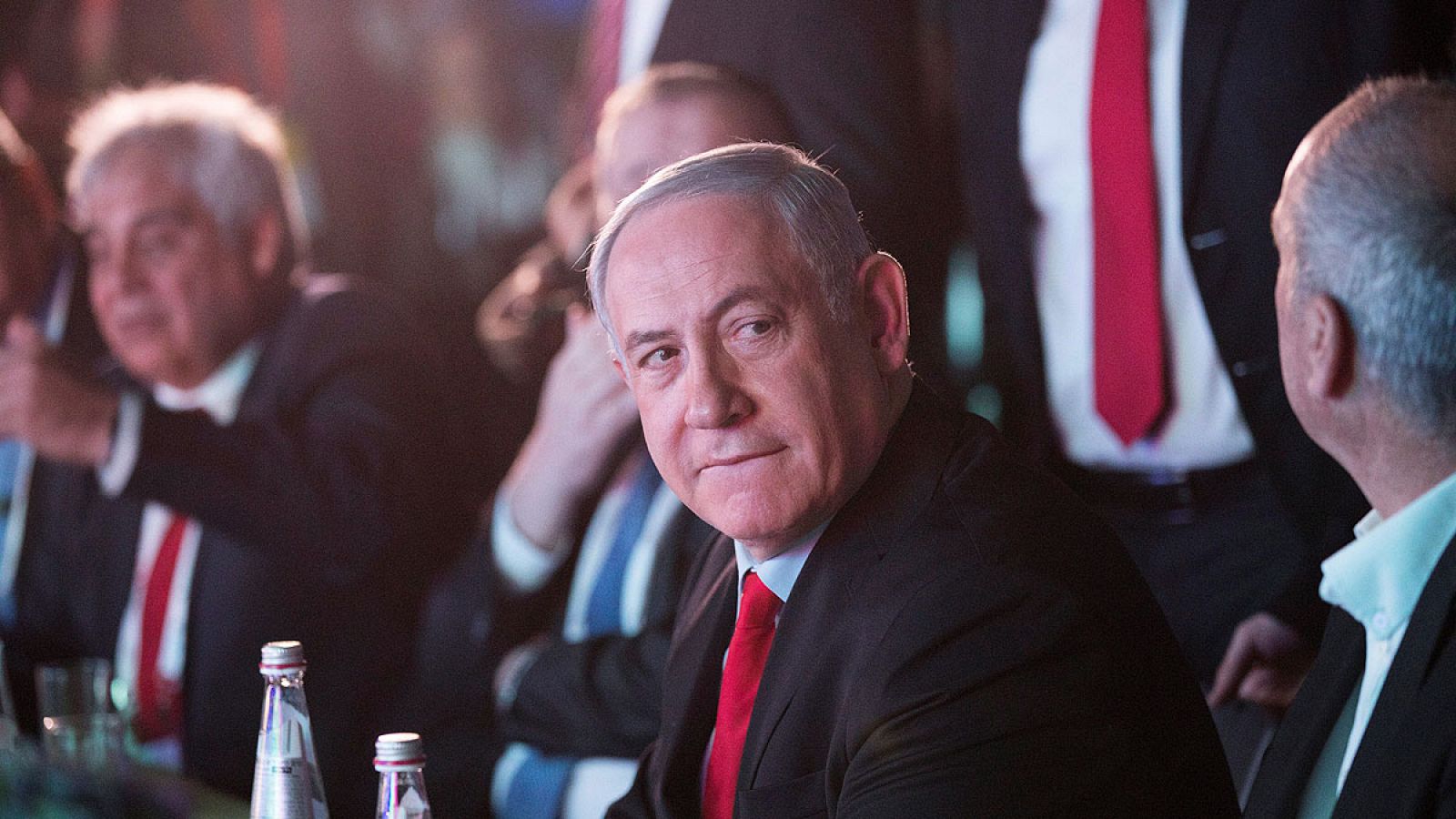 El primer ministro israelí, Benjamin Netanyahu, ha asistido este miércoles a una conferencia de las autoridades locales en Tel Aviv (Israel)