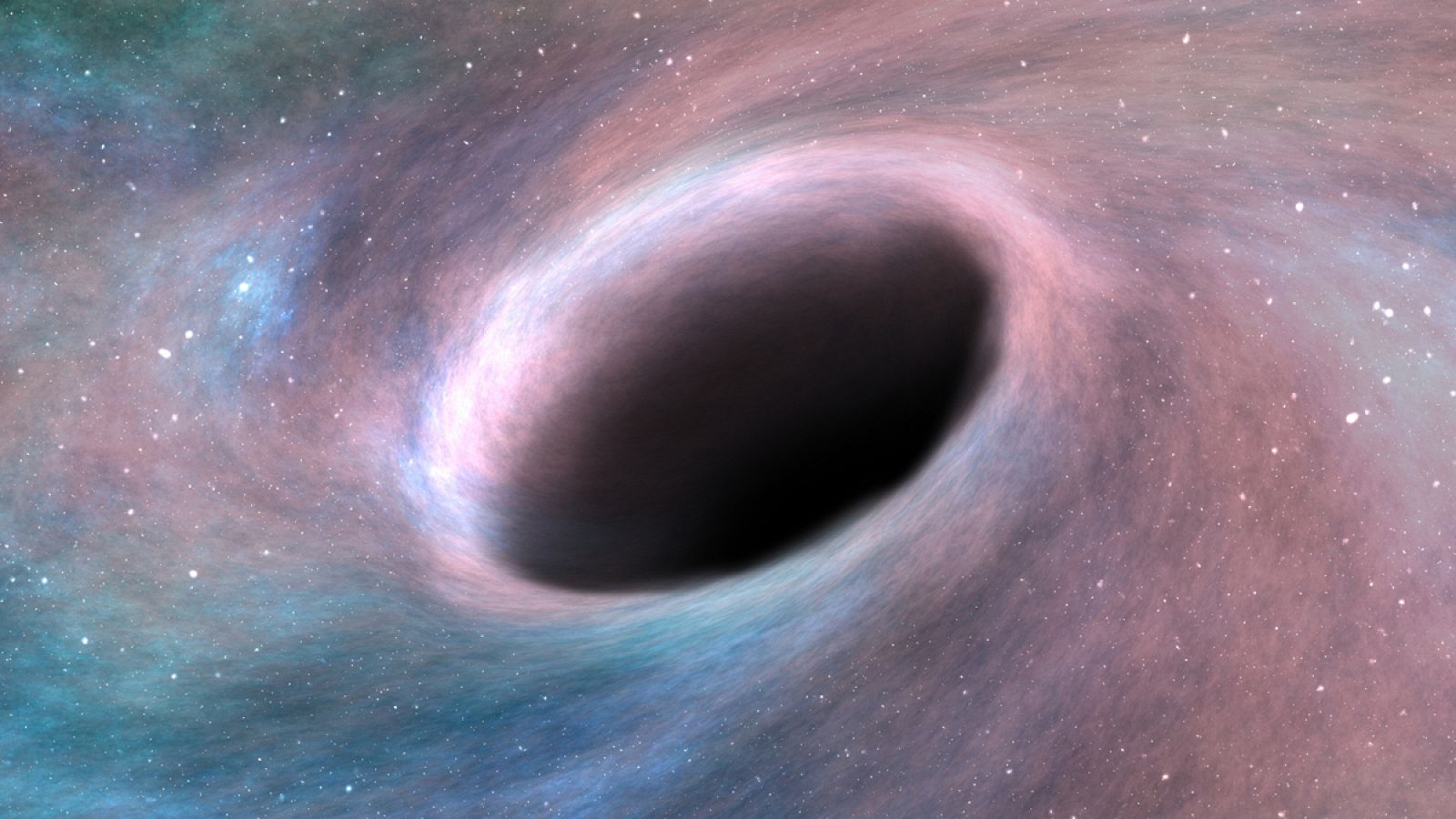 Imagen recurso de un agujero negro