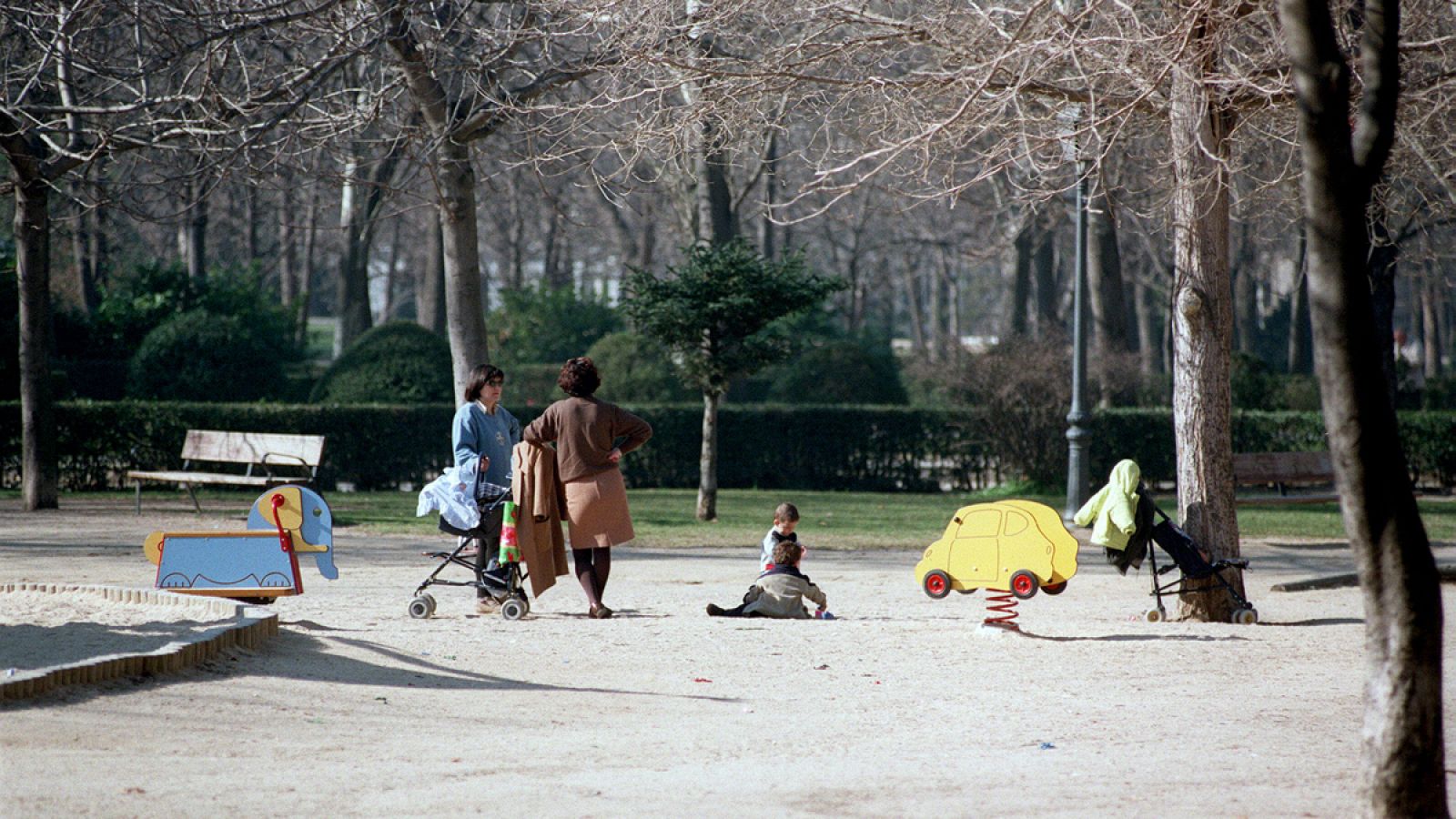 Imagen de archivo de un parque infantil en la ciudad de Madrid.