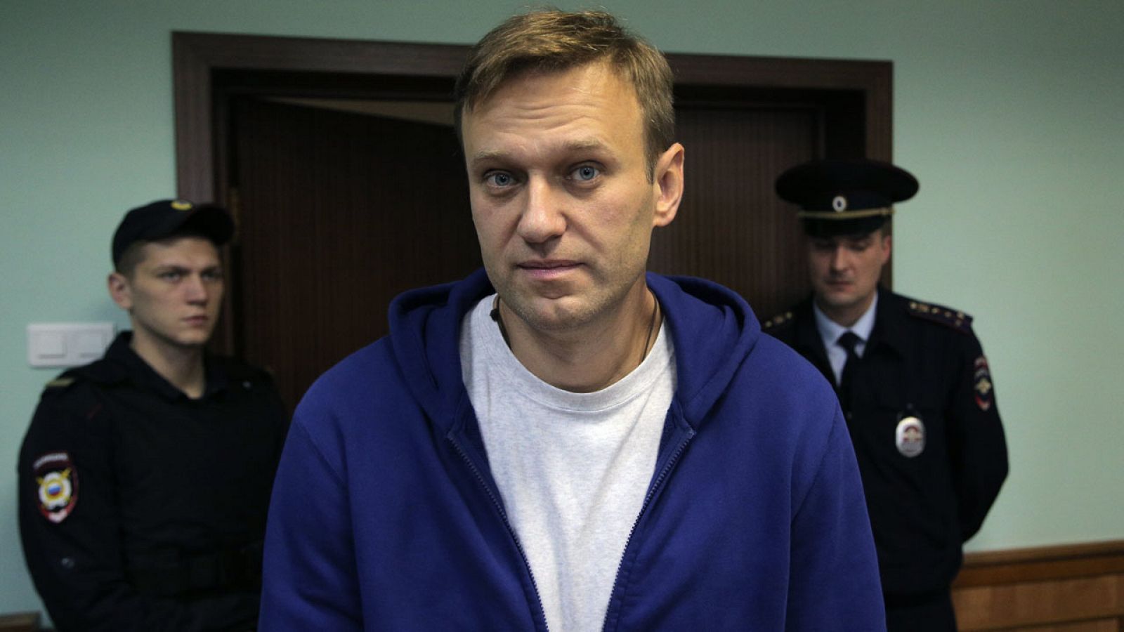 Fotografía de archivo de Navalny en un juicio en Moscú el pasado octubre