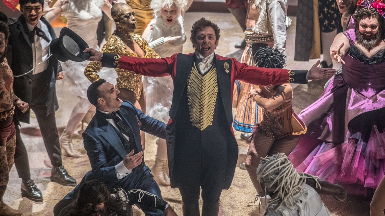 Fotograma de 'El gran showman', protagonizada por Hugh Jackman