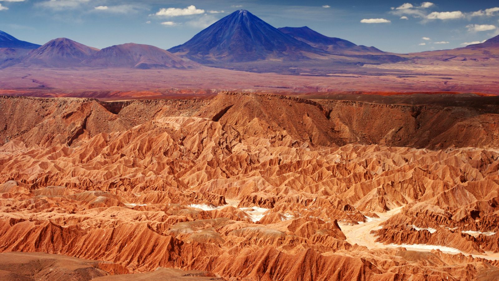 El desierto de Atacama, en Chile, es el más seco del mundo.