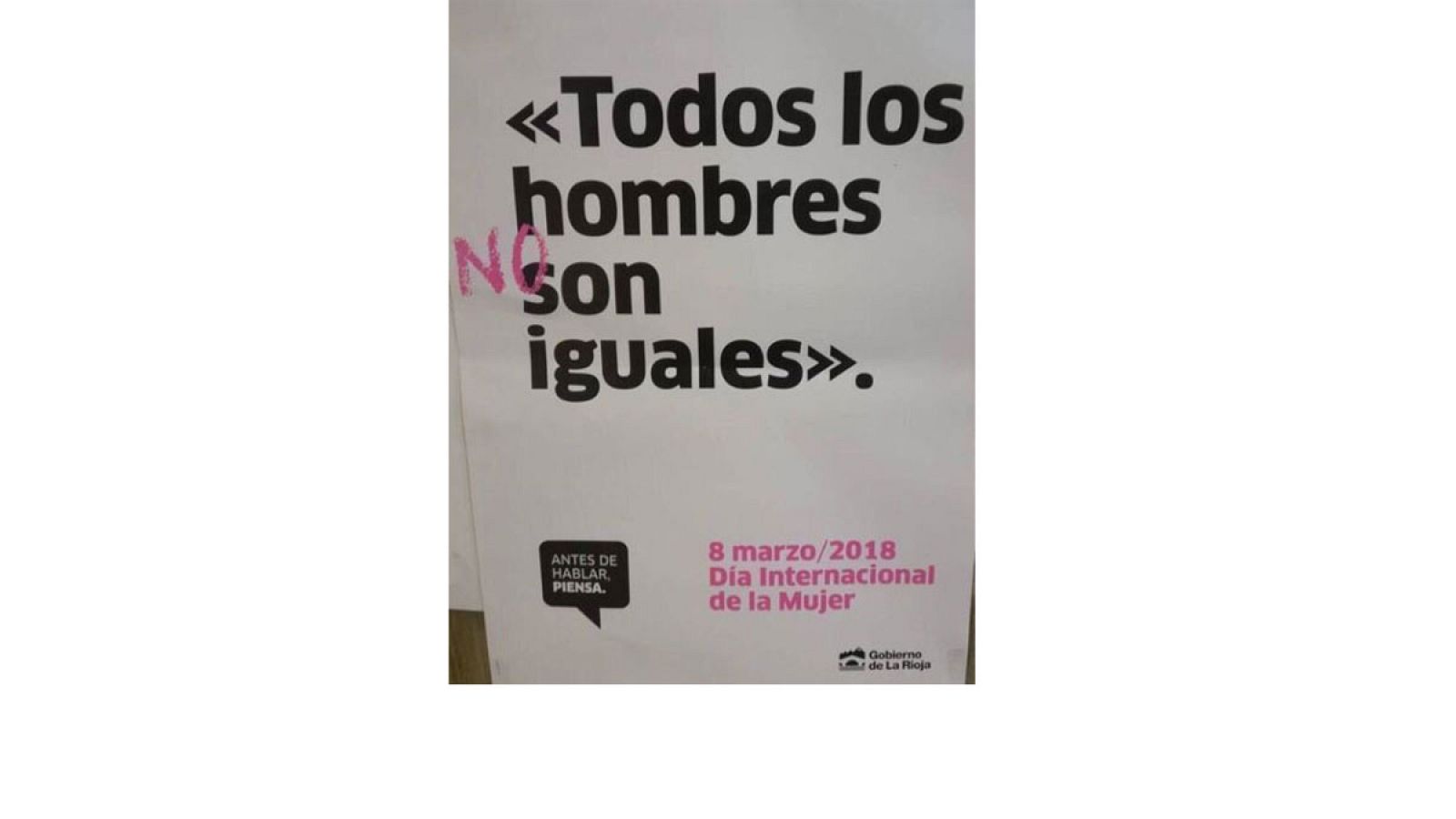 Campaña institucional del Gobierno de la Rioja por el 8 de marzo