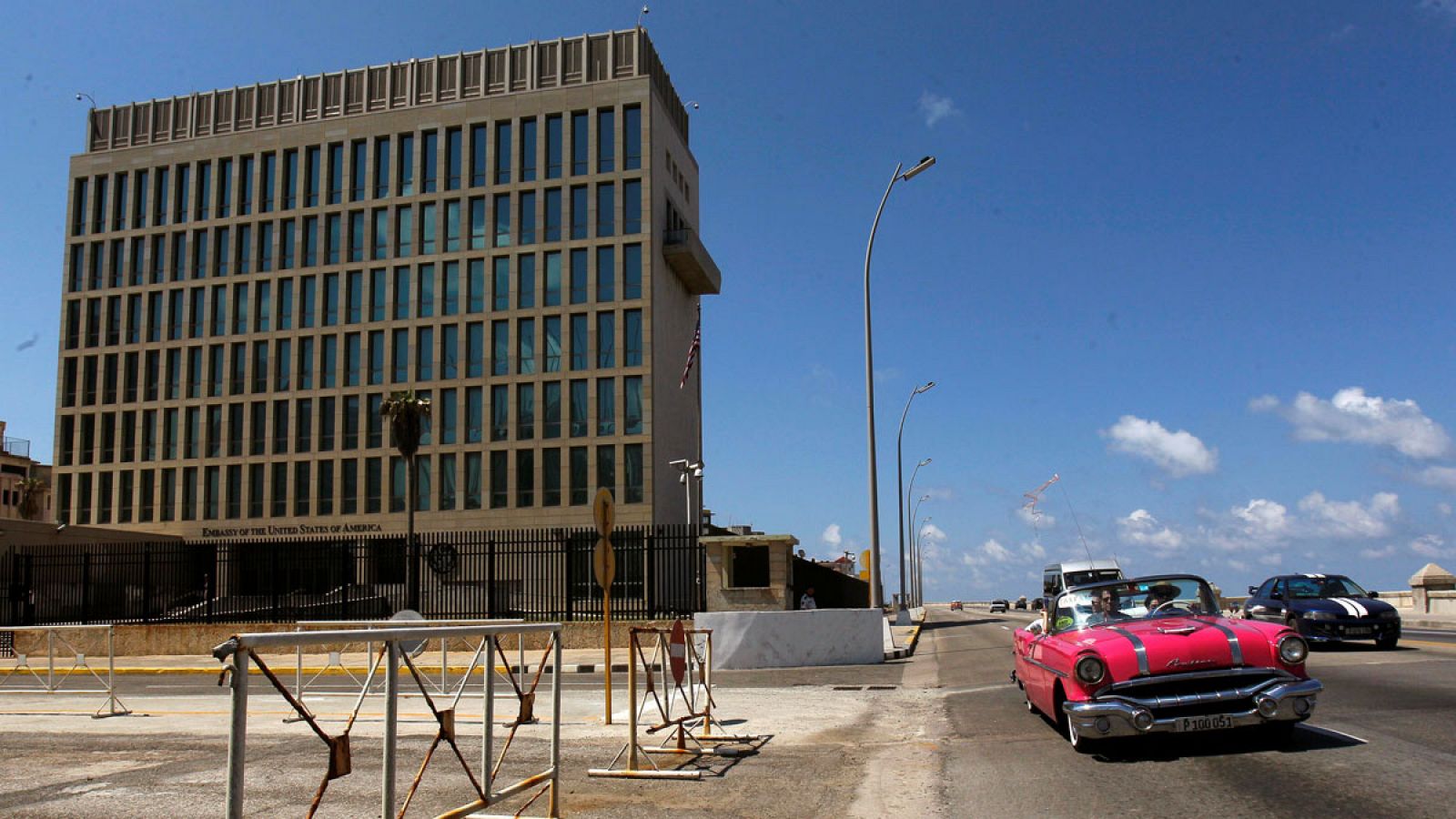 Imagen de la embajada de Estados Unidos en La Habana (Cuba).