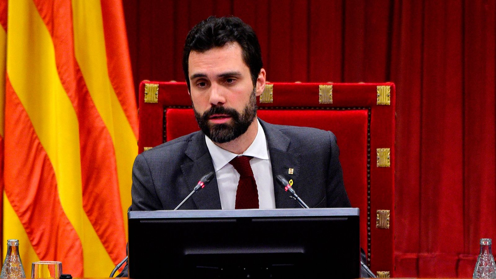 El presidente del Parlament catalán, Roger Torrent (ERC)