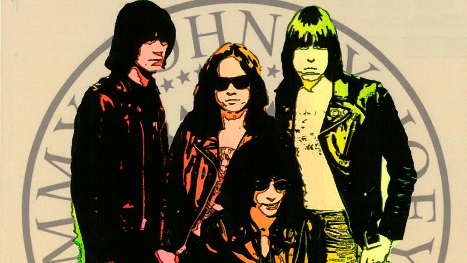 Fragmento de la portada de 'Ramones. La novela gráfica'