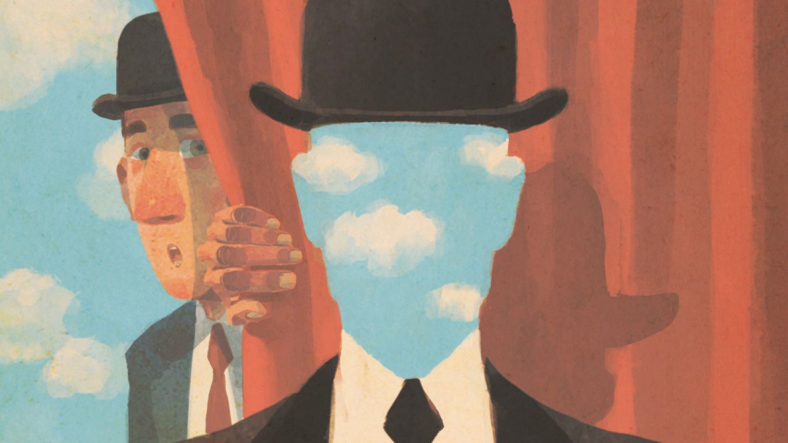 Fragmento de la portada de 'Magritte. Esto no es una biografía'
