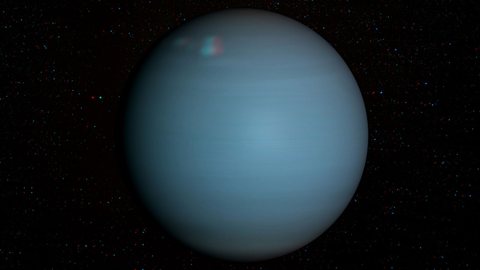 El diámetro de Urano es de 51.118 kilómetros -cuatro veces el de la Tierra-.