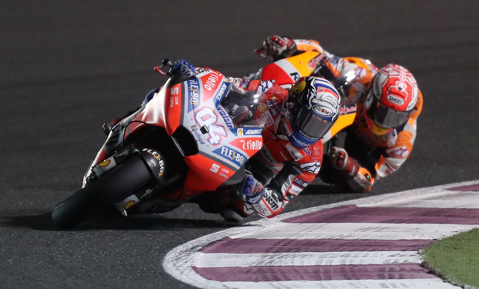 Dovizioso gana en Catar