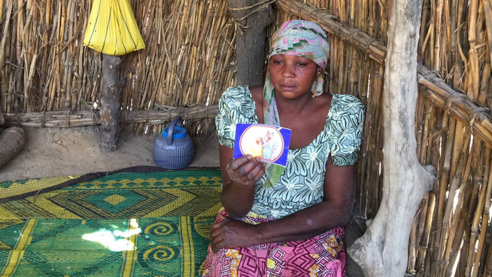 La madre de una de las niñas secuestradas en Dapchi, en el noreste de Nigeria