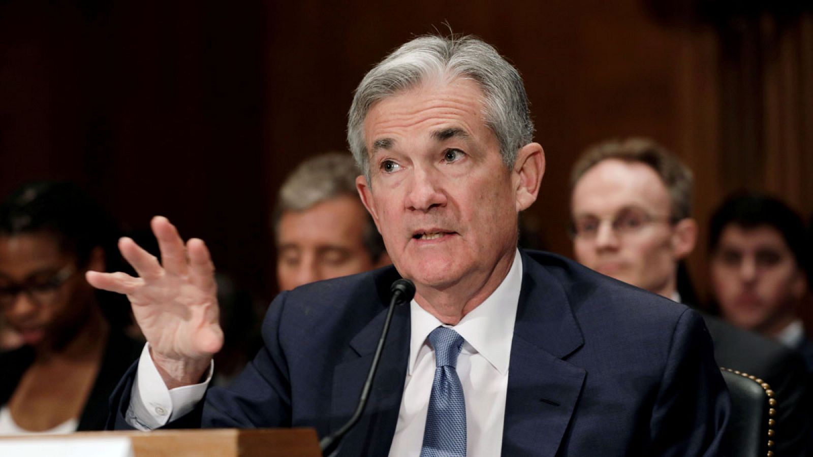 Jerome Powell realiza la primera de las tres subidas de tipos de interés que se esperan en 2018