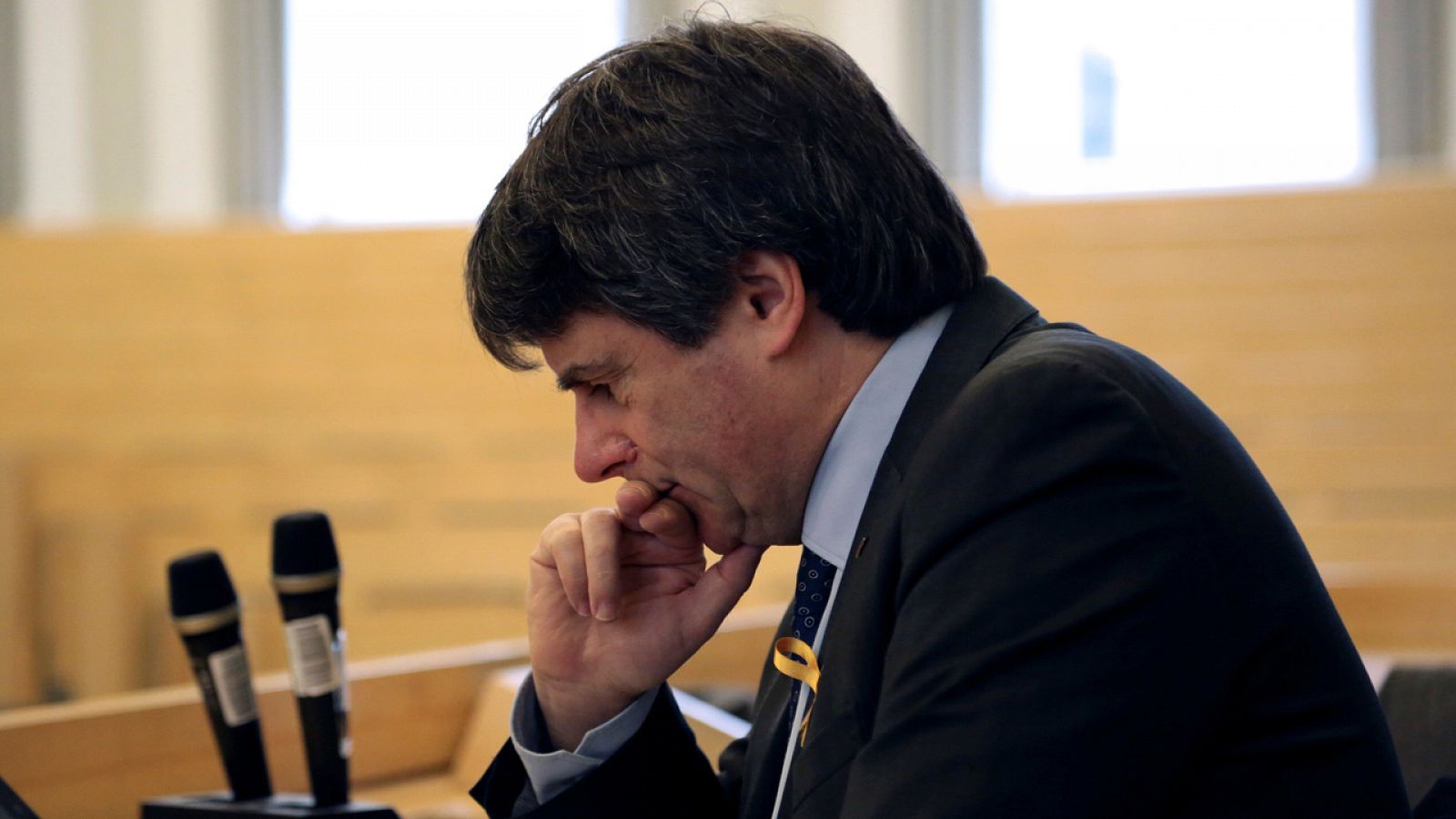 Carles Puigdemont, en una conferencia este viernes en Helsinki