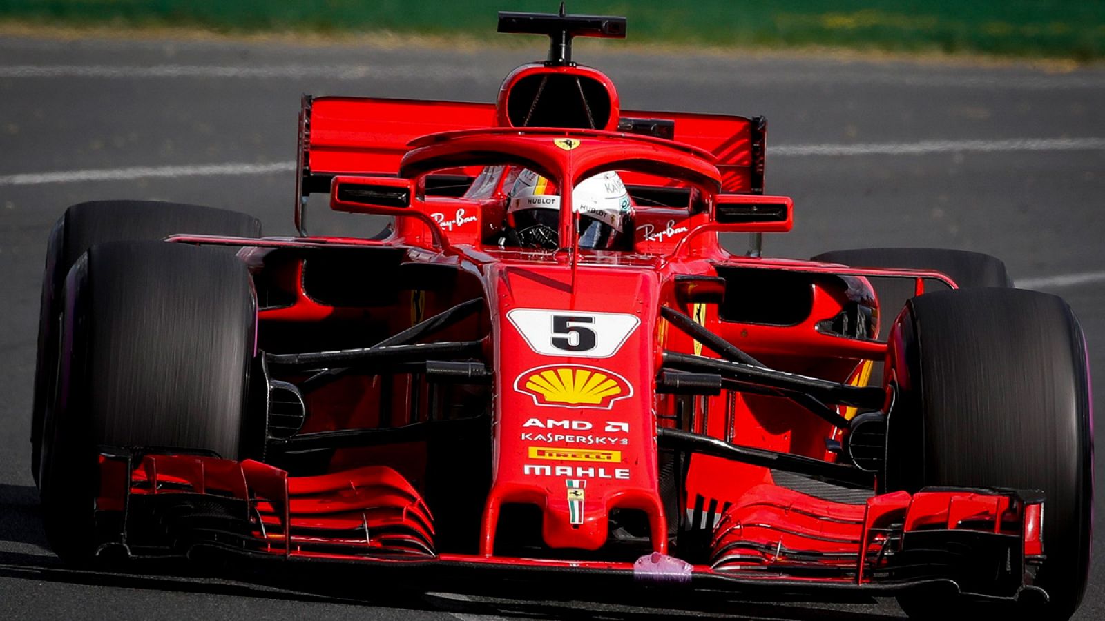 Sebastian Vettel, durante el Gran Premio de Australia